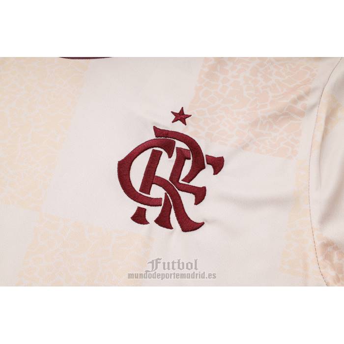 Chandal del Flamengo Manga Corta 2024-2025 Blanco - Pantalon Corto